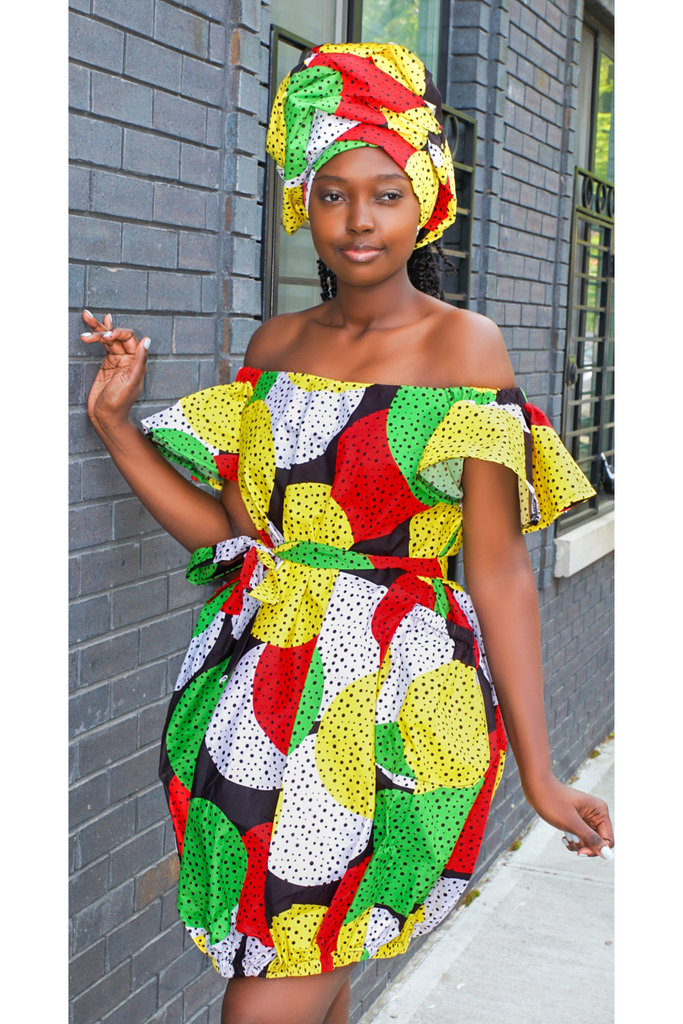 African Print Dress 