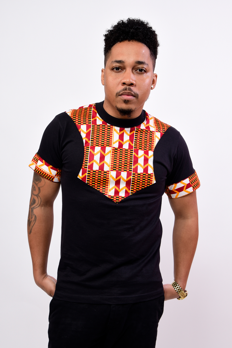Ad Ankara Print T shirt Noni Styles Noni Styles