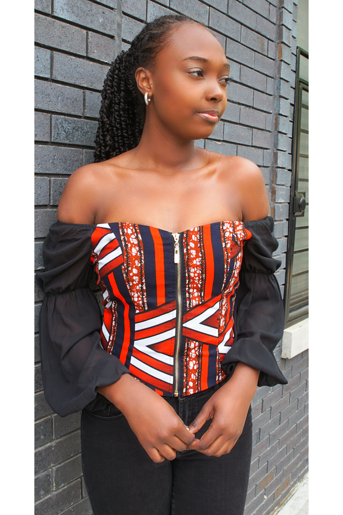 Ankara tops for ladies 