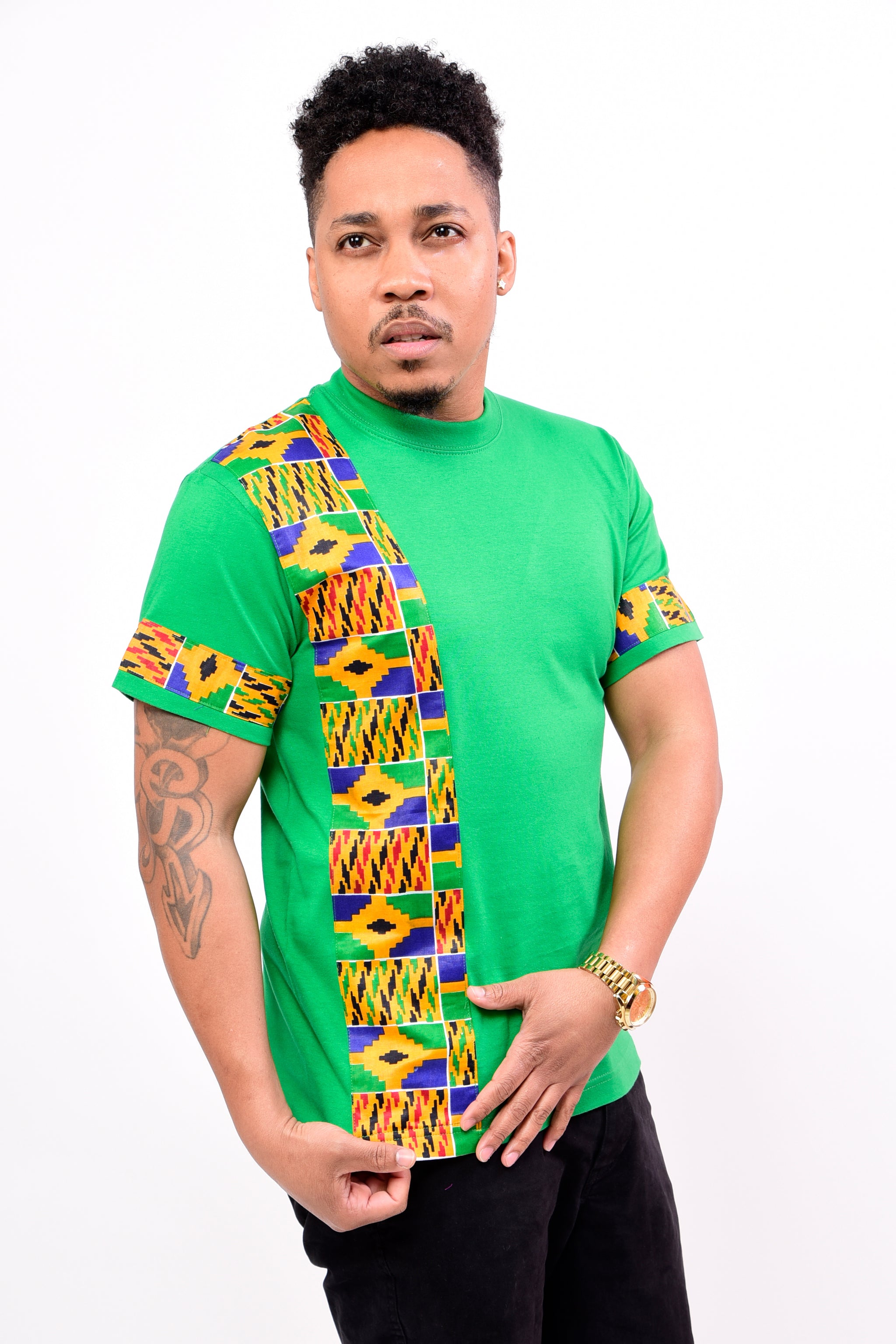 【SATIIIZ】Arkel printed long-sleeve T-shirt Amazon.com: ZEROYAA Men's Traditional African Long Sleeve