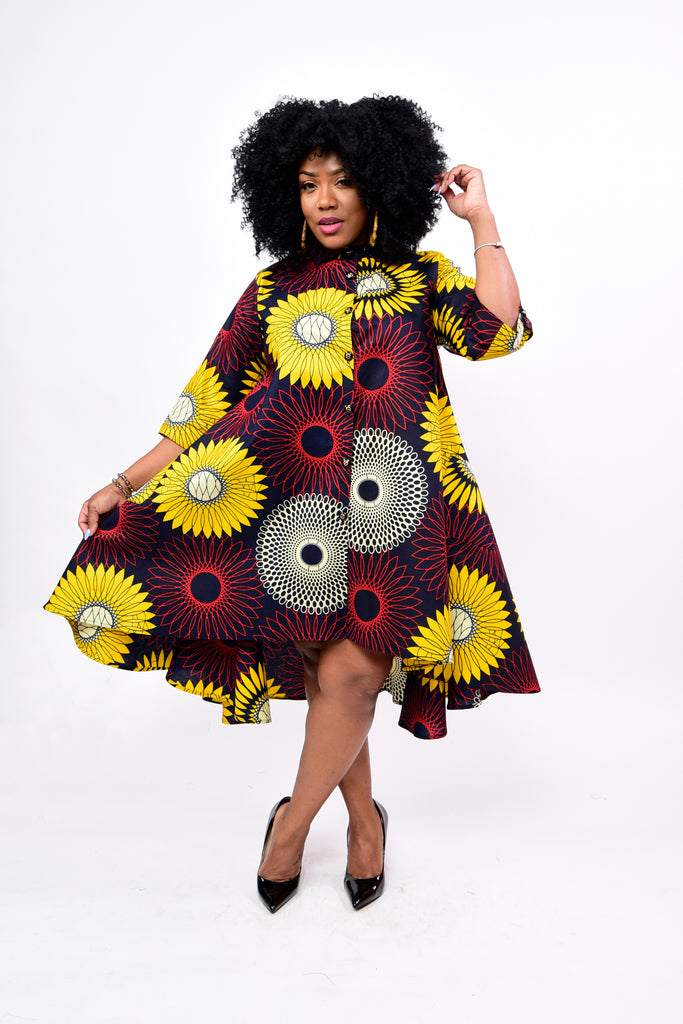 African Print Dress 